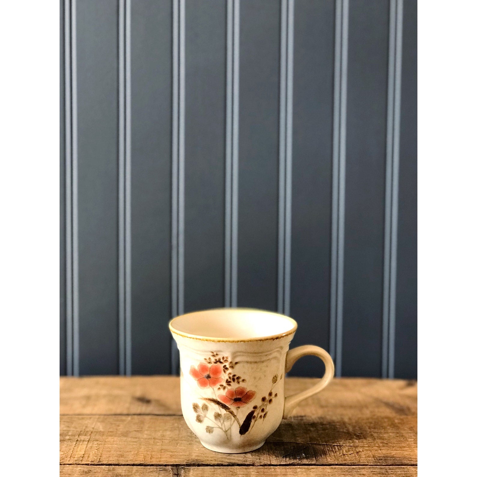 Vintage Mikasa Strawflowers Flat Cup / Mug