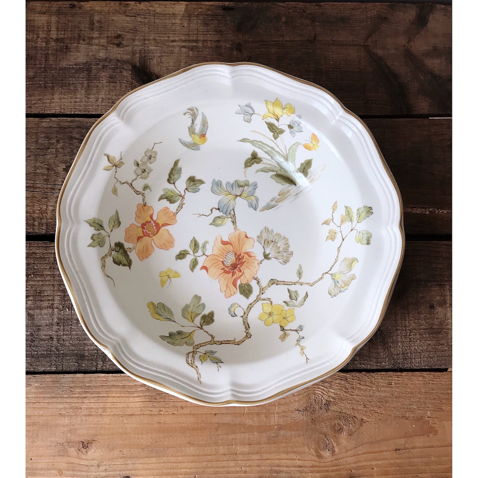 Vintage Mikasa Heritage Olde Tapestry Round Serving Bowl