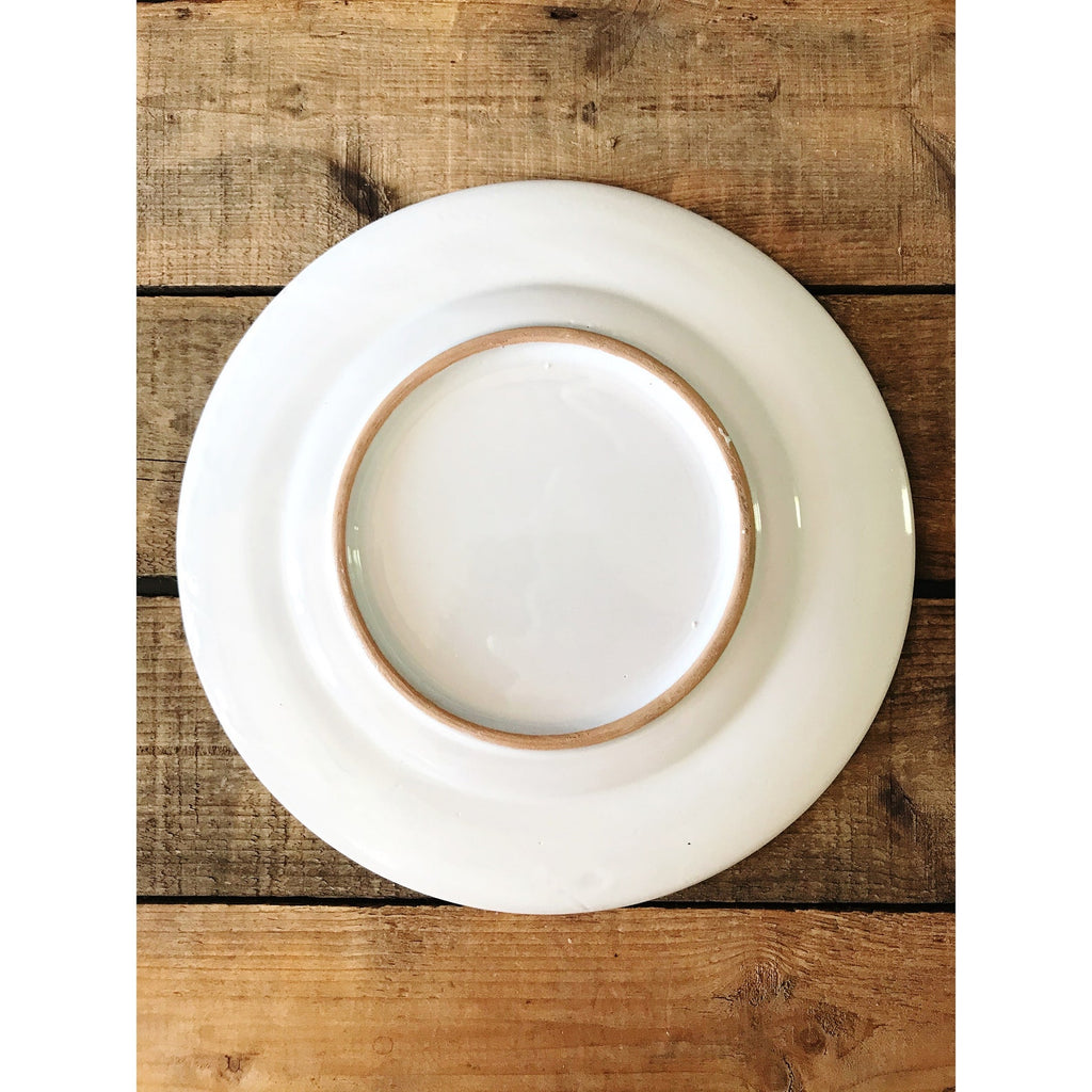 Hand Painted Vintage Dinner Plate