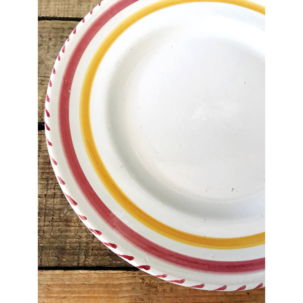 Hand Painted Vintage Dinner Plate