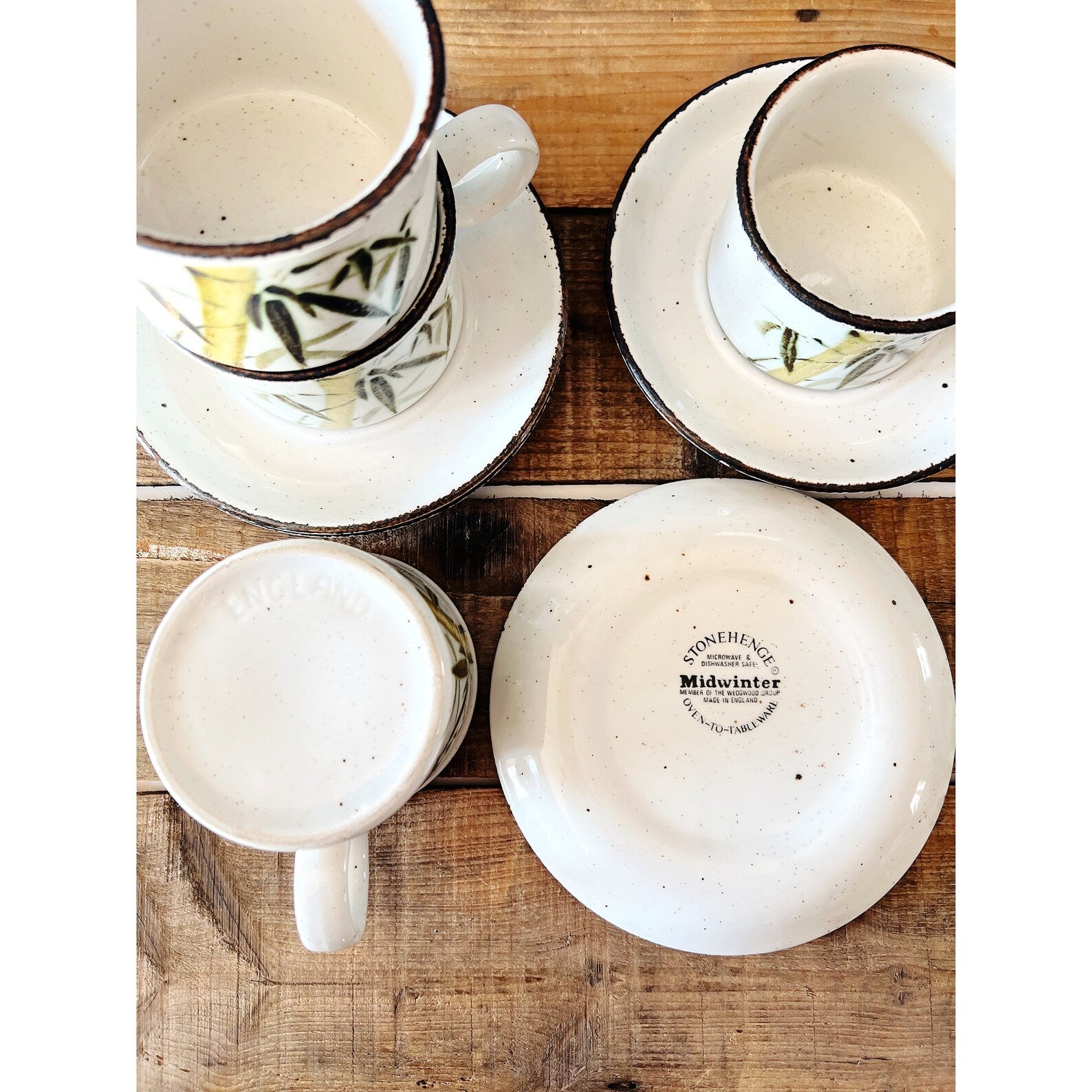 Stonehenge Midwinter Rangoon Flat Cup & Saucer Set