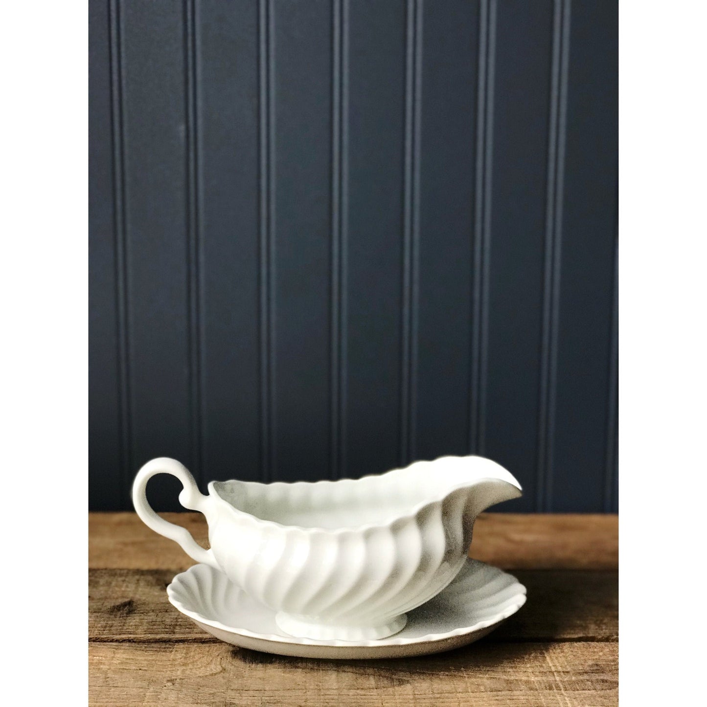 Johnson Brothers Regency Ironstone Gravy Boat with Under Plate