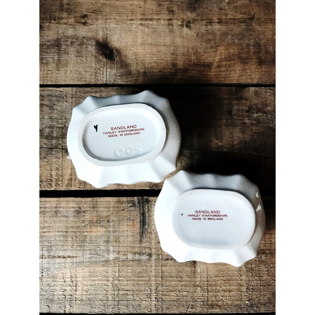 Sandland Hanley Staffordshire Sugar Bowl & Creamer Set