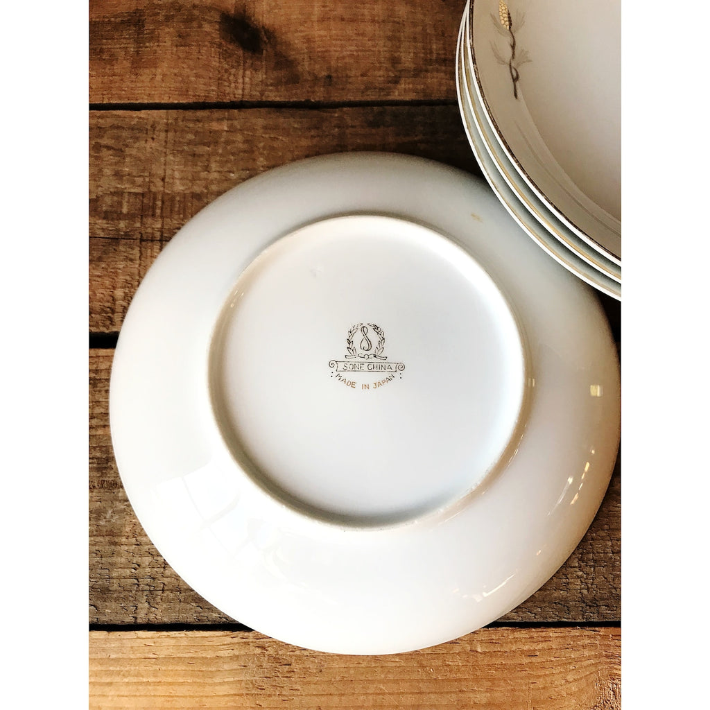 Vintage Sone China Japan Pinecone Soup Bowls | Set of 4